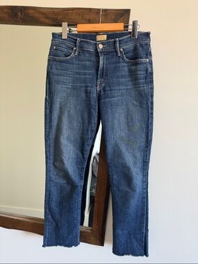 MOTHER Women’s The Rascal Ankle Snippet Girl Crush Blue Jeans; Size 29